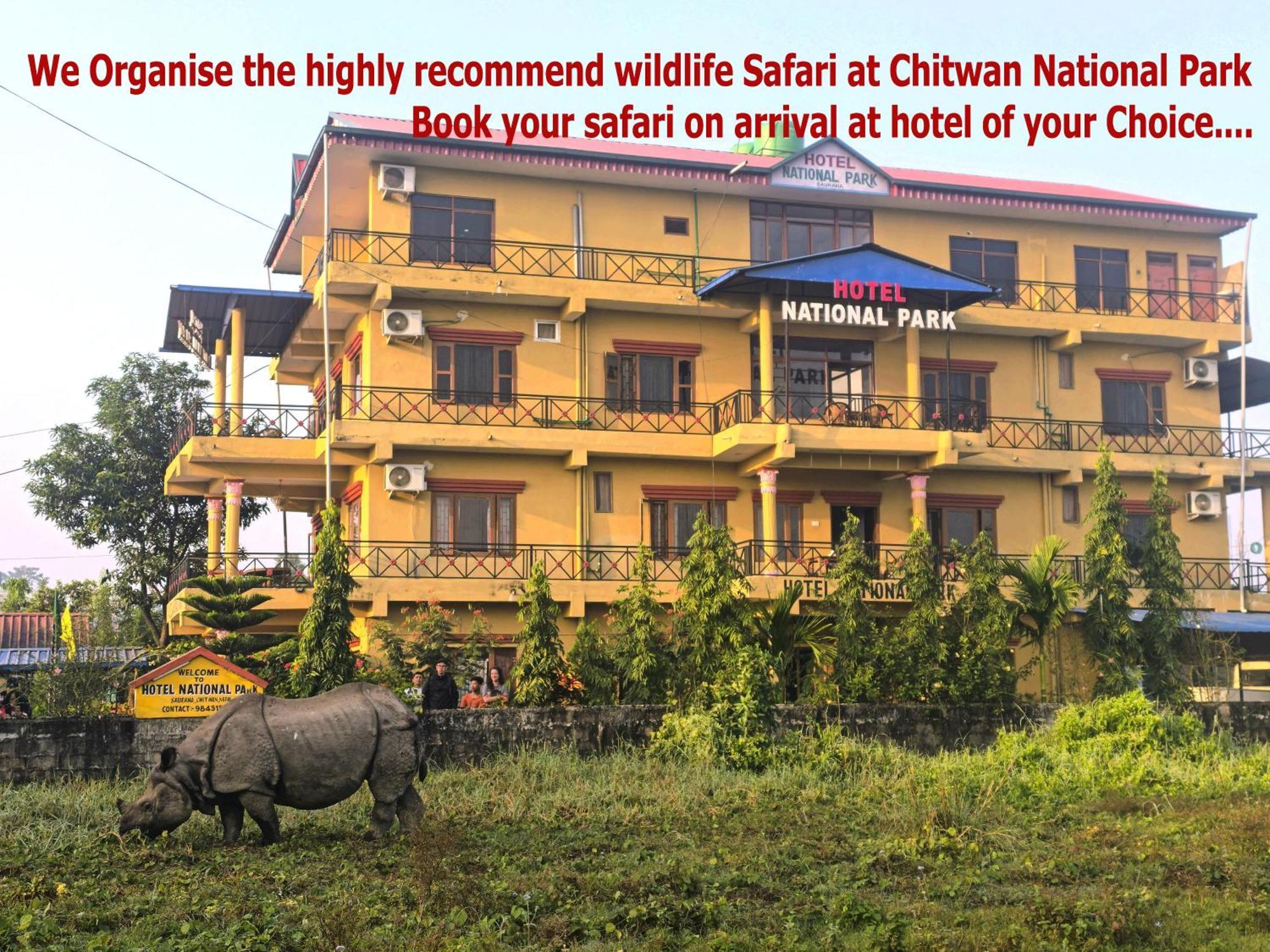 Hotel National Park- A Peaceful Family Home Where You Can Stay Peace And Enjoy And Organize The Wildlife Safari チトワン エクステリア 写真